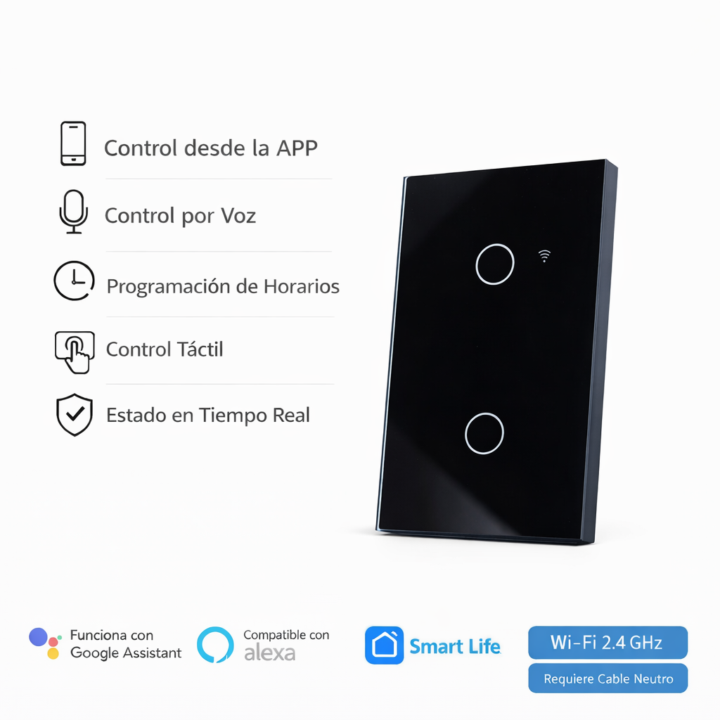 ROMA TECLA SMART WIFI 2 PUNTOS
