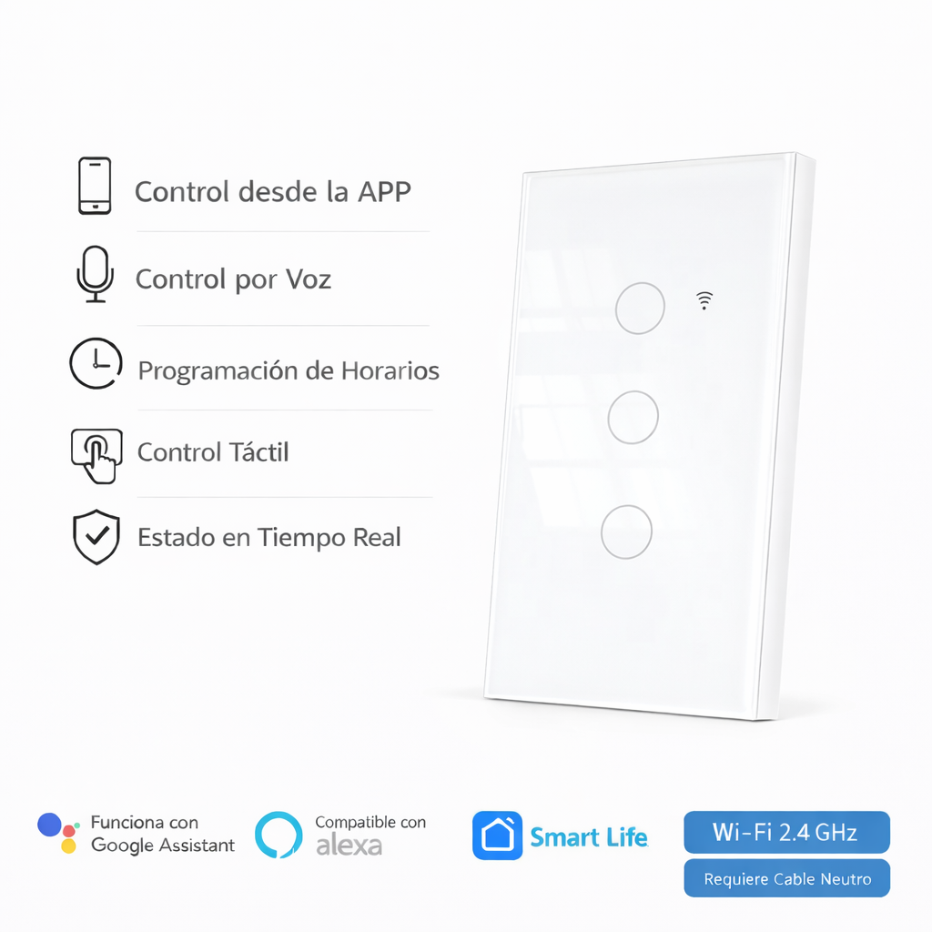 ROMA TECLA SMART WIFI 3 PUNTOS